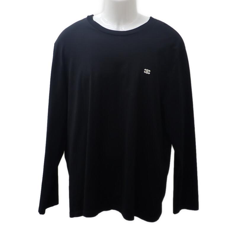 

CELINE RX017507Z.38AW XXL Long-sleeved T-shirt black cotton mens