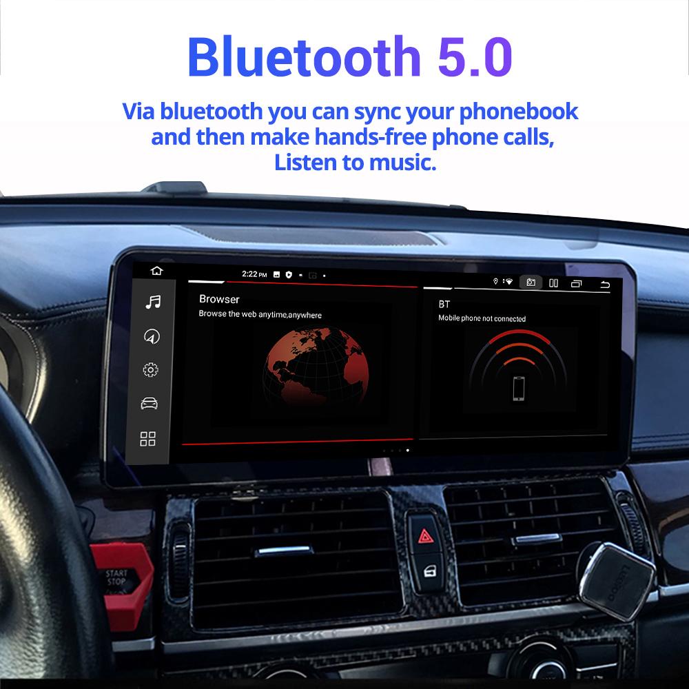 10.25" Wireless Carplay Car Radio For BMW X5 E70 X6 E71 LHD 2008-2013 CCC CIC System Android 13 GPS Multimedia  Player FM BT