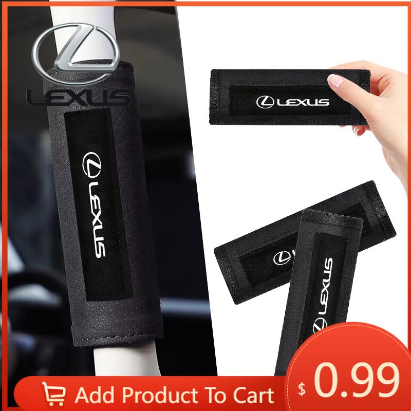 Interior Stickers 1/2pcs Car Roof Armrest Decoration Soft Suede Cover For Lexus F-SPORT ES RX NX LS UX LM LX GX LC RZ IS CT GS R