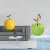 Porcelain Fruit Sculpture Ornament Collectible Table Statue Geometric Decor for Festival Office