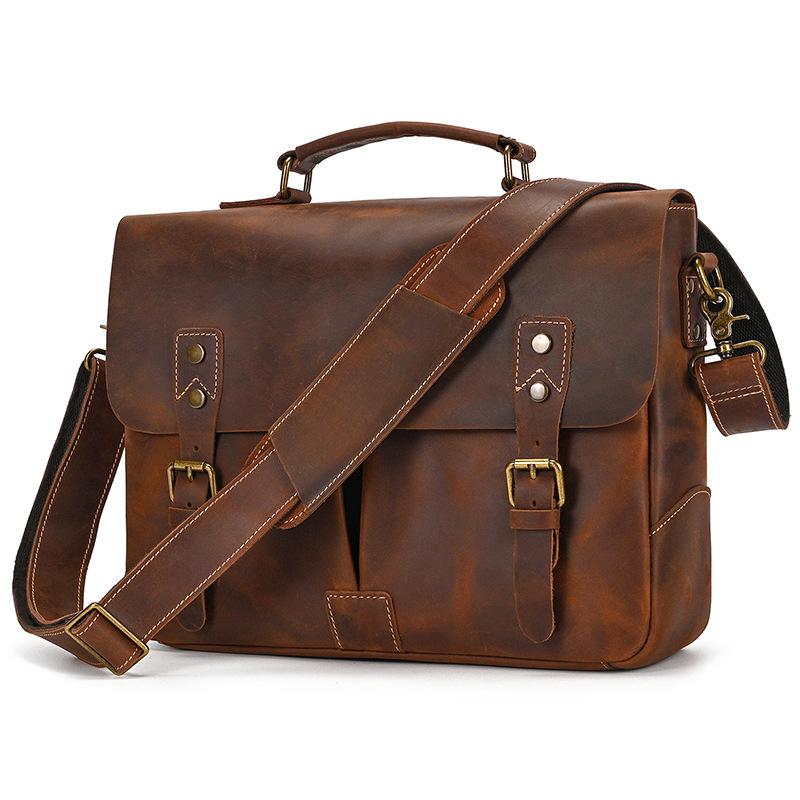 Vintage Crazy Horse ādas portfelis 14