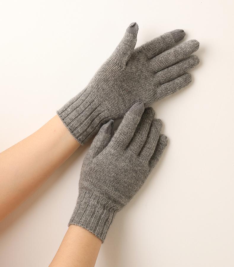 Women s Touchscreen Fingerless Cashmere Knit Gloves - Autumn/Winter Collection, Cute  Stylish One Size