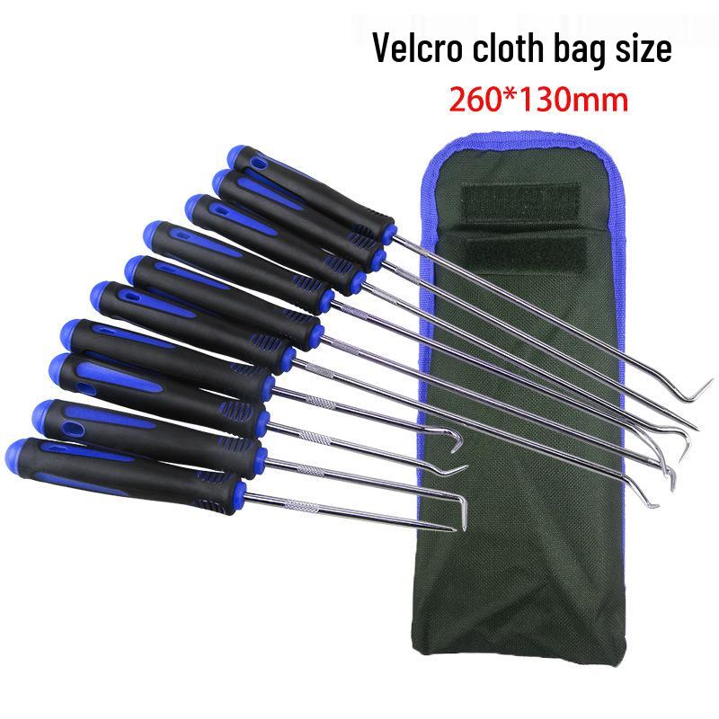 10-Piece Mini Oil Seal Hook Set for Tire and Auto Repair
