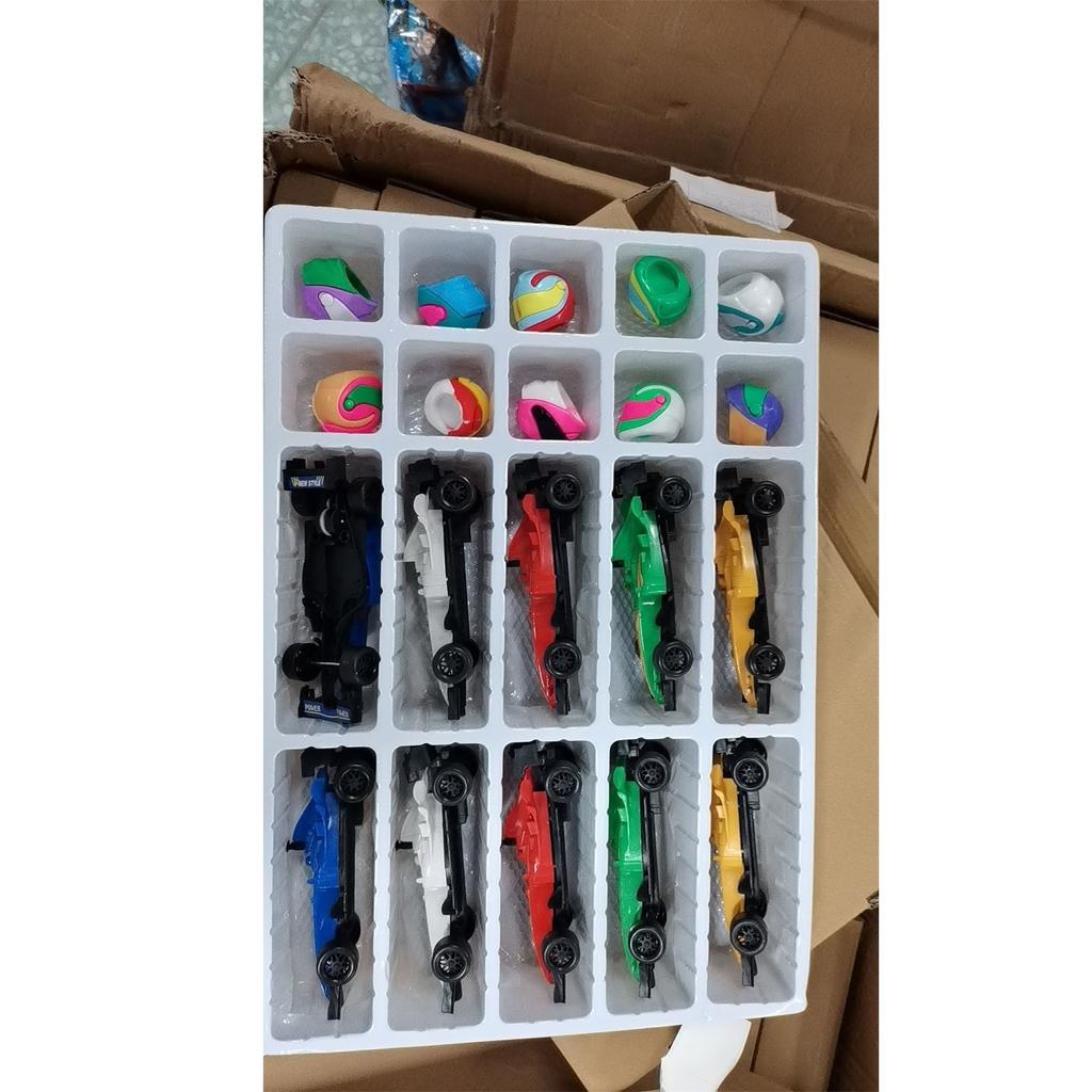 Advent Calendar -- Racing Machine Blind,Children's Racing Model Playing Machine Blind