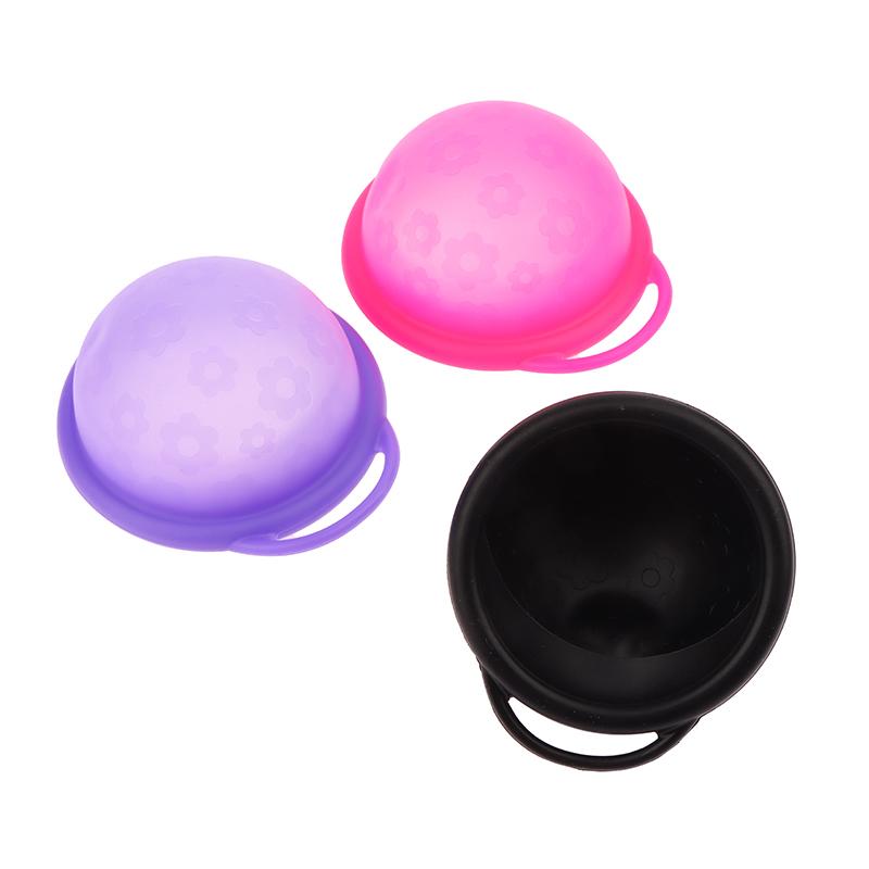 1 Stücke Silikon Flat Fit Design Extra Dünne Wiederverwendbare Disc Für Frauen Menstruation Mit Pull Tab Sterilisieren