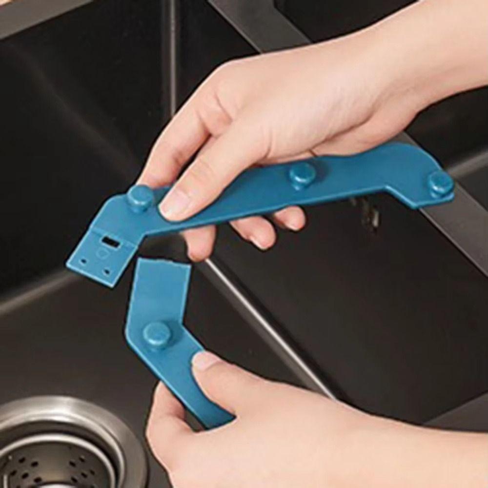 Hanging Kitchen Triangle Drainage Rack High Efficiency Self-adhesive Sink Strainer Drain Prevent Sewer Blockage Durable