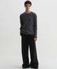 DNSR Ribbed Long Sleeve Charcoal