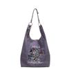 Embroidery Large-capacity New Versatile Personalized Large-capacity Tote Bag Women's Leisure Foreign Style To Work Commuting Shoulder Bag