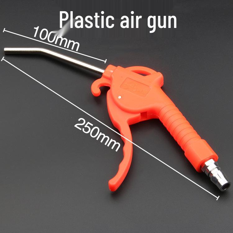 High-Pressure Copper Nozzle Air Blow Gun with Extended Nozzle - Pneumatic Dust Removal Tool, Free Shipping Included.
