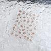 Flower Nail Art Stickers French Nail Decals Adhesive Flower Designs Nail Decals Nail Art Decorations for Womens Girls