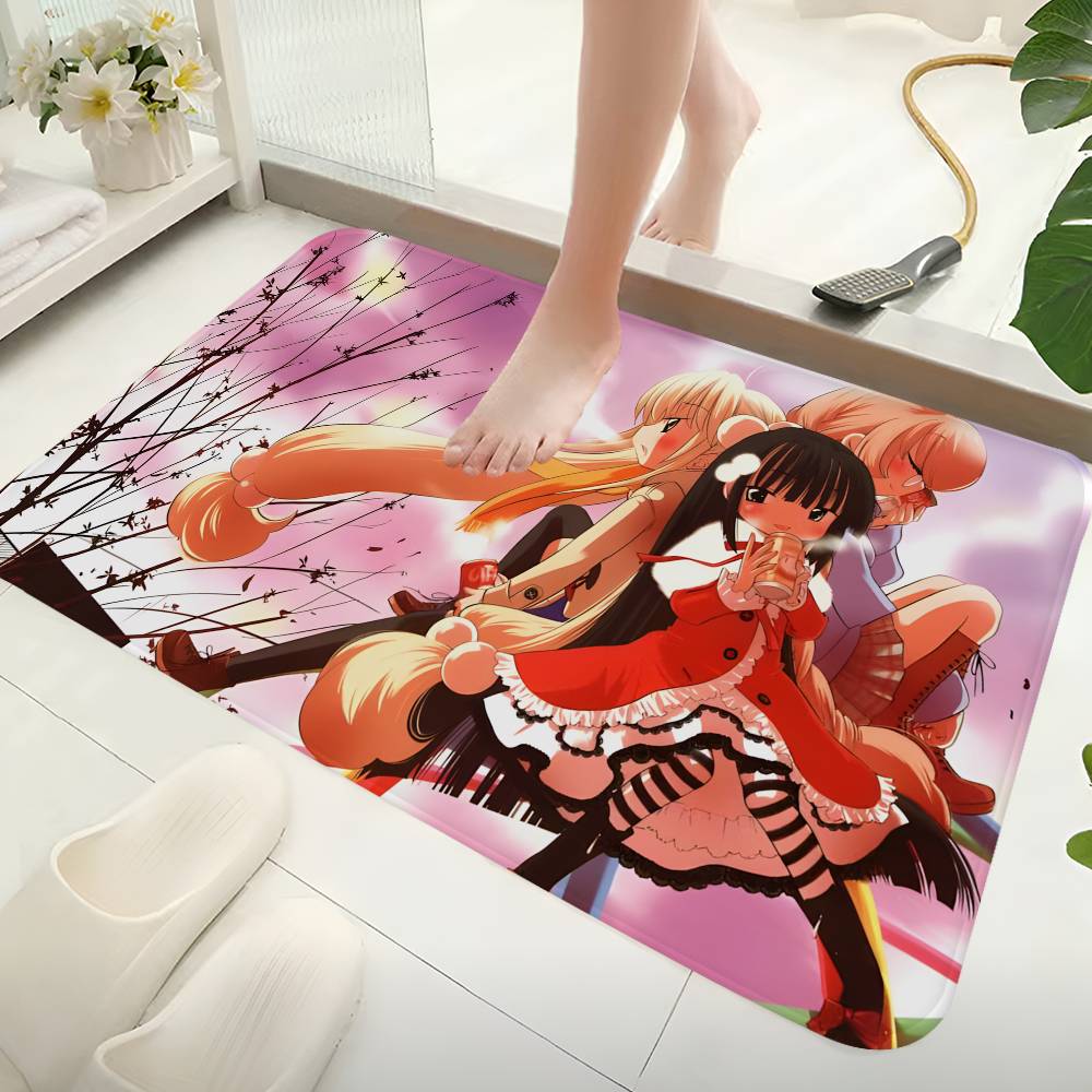 Anime K-Kodomo no Jikan Classic Kitchen Mat Kids Room Bedroom Decoration Balcony Anti-Slip Doormat Living Room Alfombra
