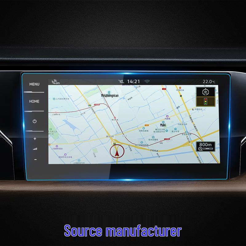 Volkswagen Sagitar Displayschutz: Kratzfeste gehärtete Folie für Navigation und Mittelkonsole.