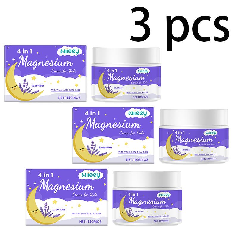 Wiieey Children's Moisturizing Magnesium Cream is a gentle, moisturizing, hydrating and nourishing daily care cream for children's skin.