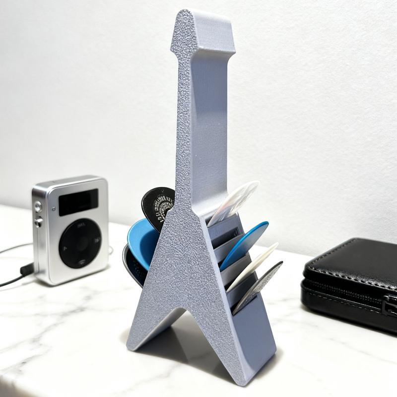 3D Printed Guitar Picks Holder Box Organizer Display Case Guitar Pick Storage Box Portable Design Storage Solution