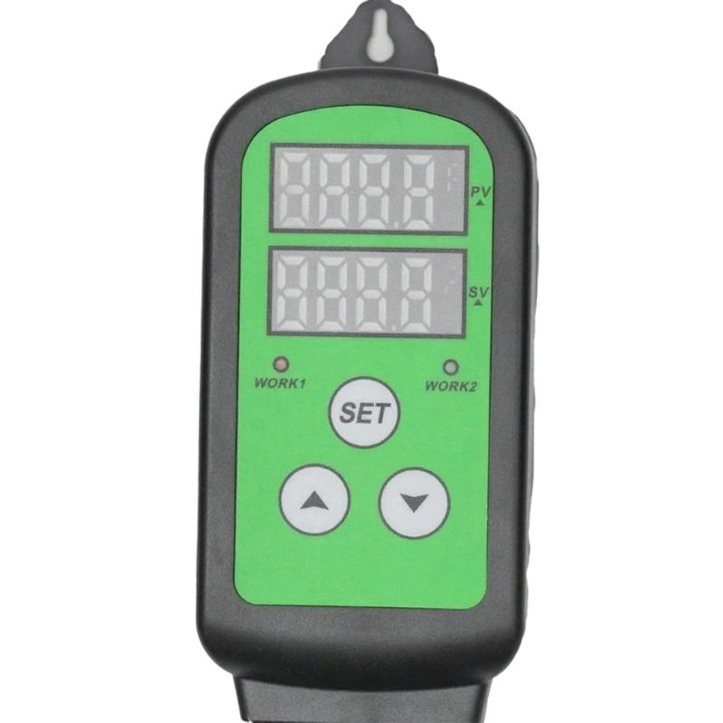 Dispositivo di Controllo Umidità Digitale Preciso 2000W 220V con Display LCD Monitoraggio in Tempo Reale per Tende da Coltivazione per Giardini Indoor Piante