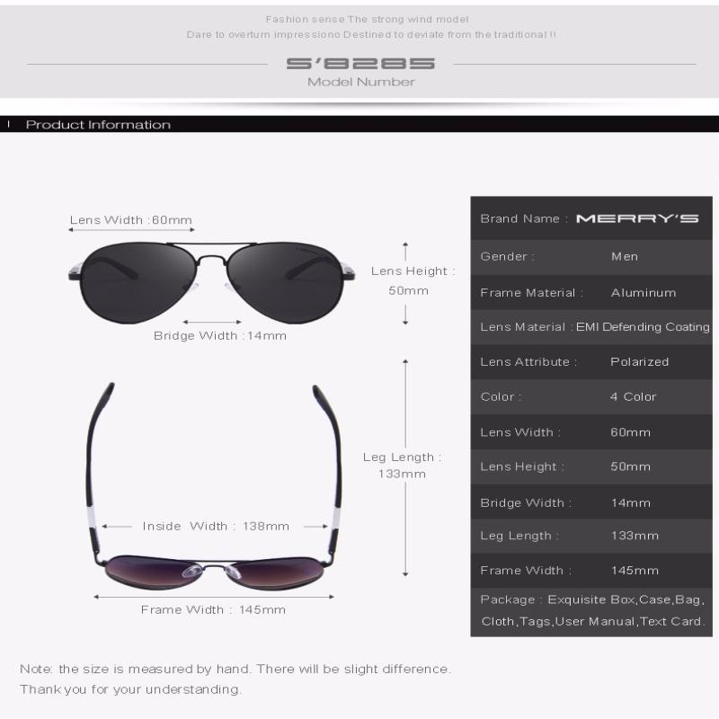Купить MERRY'S Мужские солнцезащитные очки-пилоты с поляризационными ...