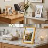 Adjustable Picture Frame Bracket Self-Adhesive Easel Back Stand Modern Frame Easel  Wall Decor