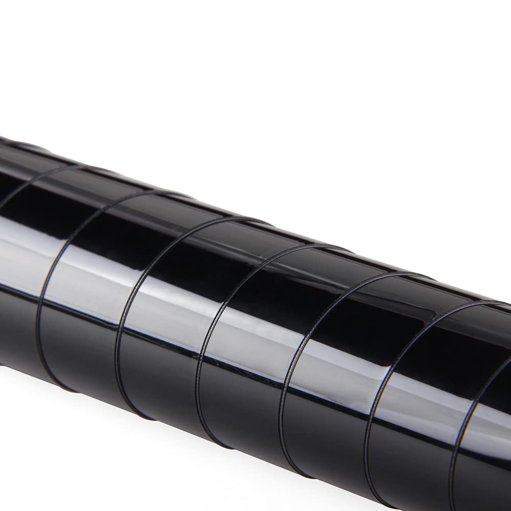 Sunice Car Piano Black Glossy Film with Scratch Resistance and Air Vent 152cm x 30cm Wrap, Grooves,