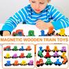 Yeni Yürümeye Başlayan Çocuk İçin Tren Seti Manyetik Dijital Tren Yapboz Ahşap Tren Seti Yeni Yürümeye Başlayan Çocuk İçin Sayı Trenleri Öğrenme Aktiviteleri Eğitici