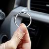 [GUANGUAN] Key Ring Key Holder Set of 10 Carabiner Outer Circumference 25mm*5 Pieces +30mm*5 Pieces Lightweight Key Ring Easy To Install Bag Ring
