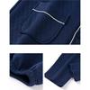 New Men Pajamas Autumn Winter Cotton Long-sleeved Loungewear Cotton Padded Plus Homewear Plus Plus Plus Size Sleepwear Suit