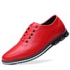 Fashion Big Size Solid Color Cow Leather Shoes for Men Spring Autumn Fashion New Designer Lace Business Casual Shoes Man
