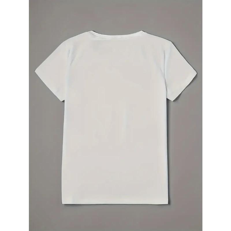 Damen Gesegnet, Memaw genannt zu werden T-Shirt Weiß Schwarz Floral Glitzer Druck Oma Geschenk Muttertag Lässig Rundhals Oberteil