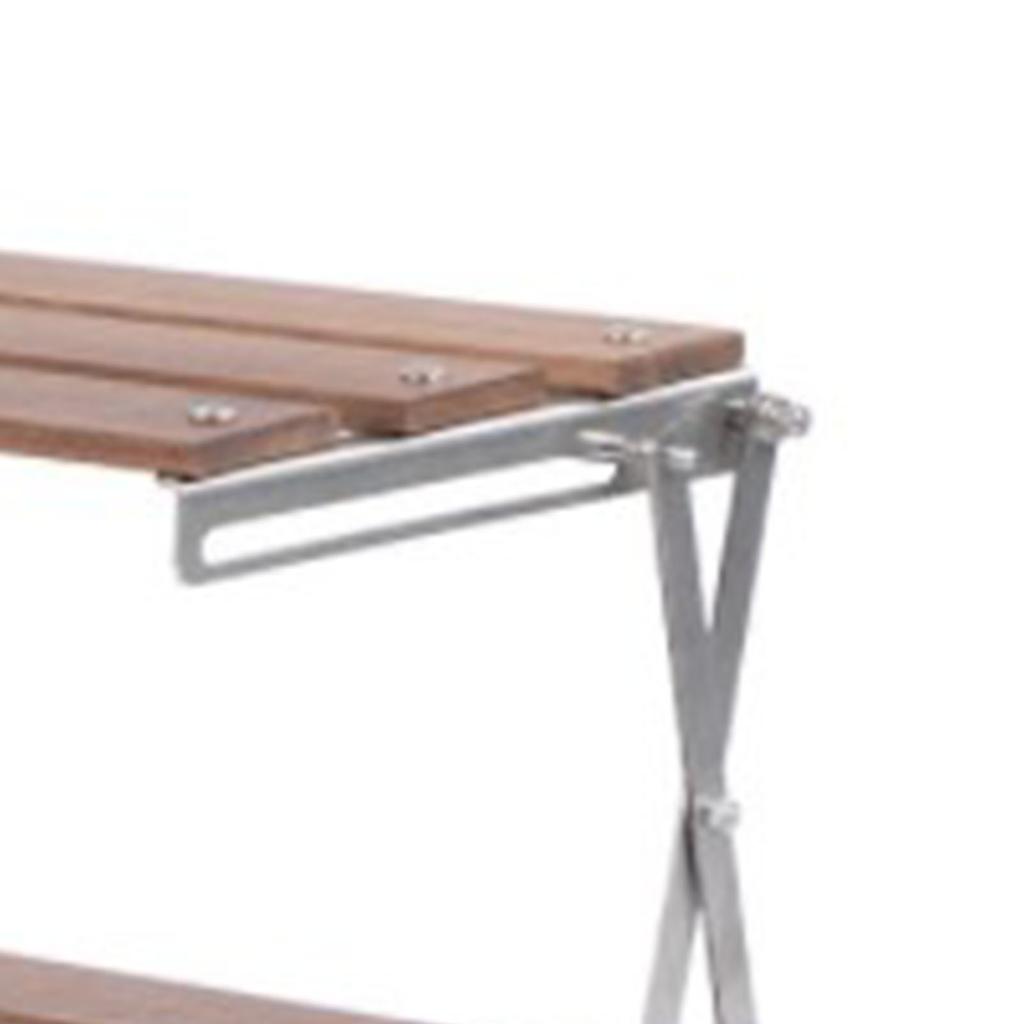 3 Tier Wood Shelving Strong Load Bearing Fine Polishing Metal Beech Wood Folding 3 Tier Shelves for Camping Chrome