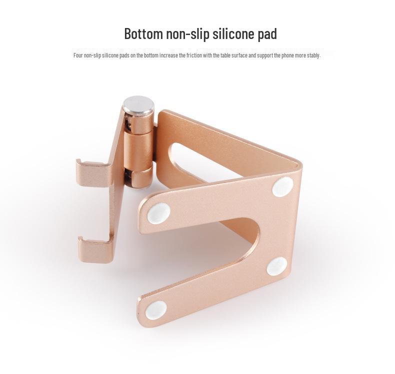 Meitelong Metal Phone and Tablet Holder for Desktop or Bedside Use - Perfect for iPad and Douyin Live Streaming.