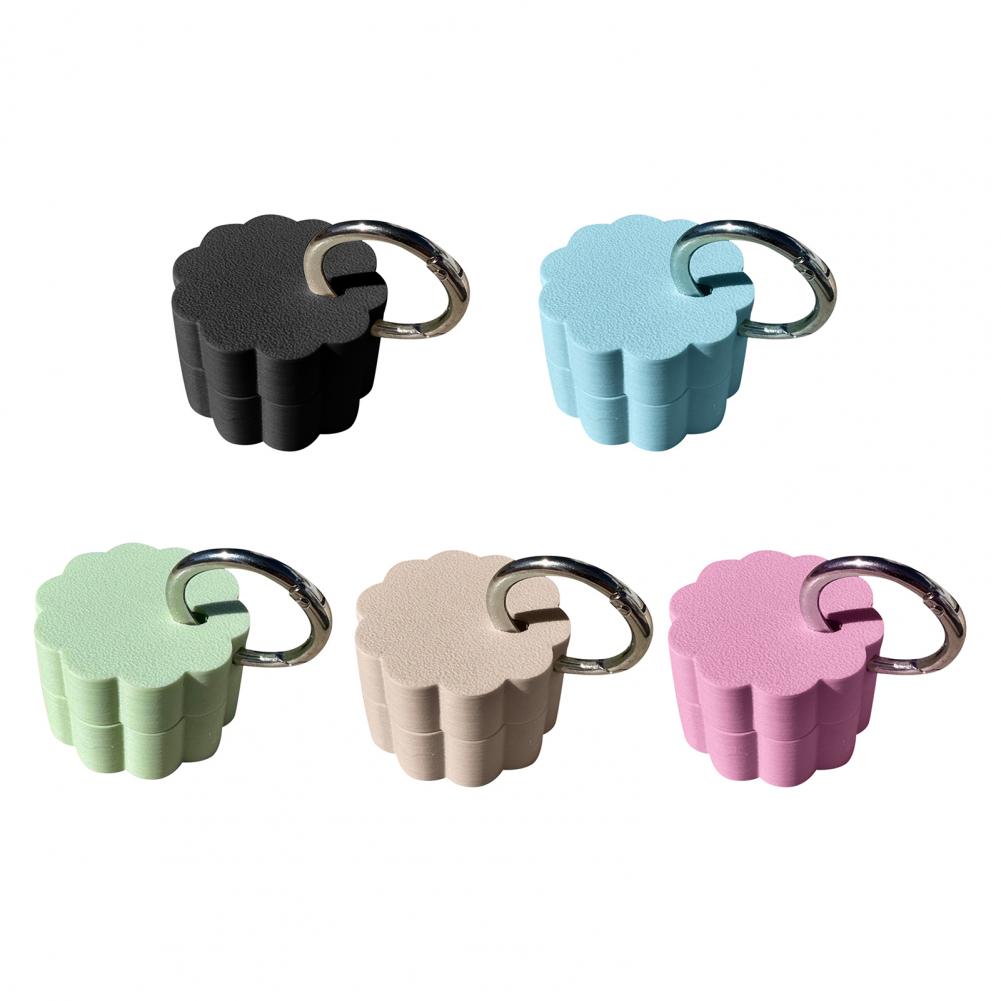 Portachiavi Portapillole Impermeabile Compatto Mini Portaoggetti Leggero Contenitore Stampato in 3D con Anello Portachiavi Piccola Scatola Organizzatrice per Pillole
