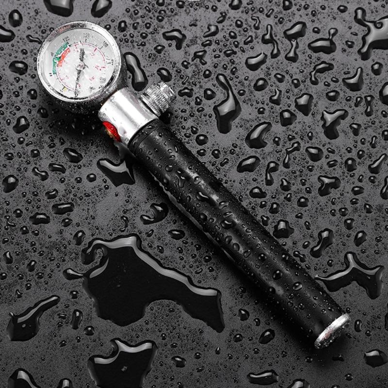 Bicycles Tire Air Pumps Mini Bike Hand Pump with Pressure Gauge, Bicycles Tire Pump Tyre Inflation Foot Pump Bikes Pump