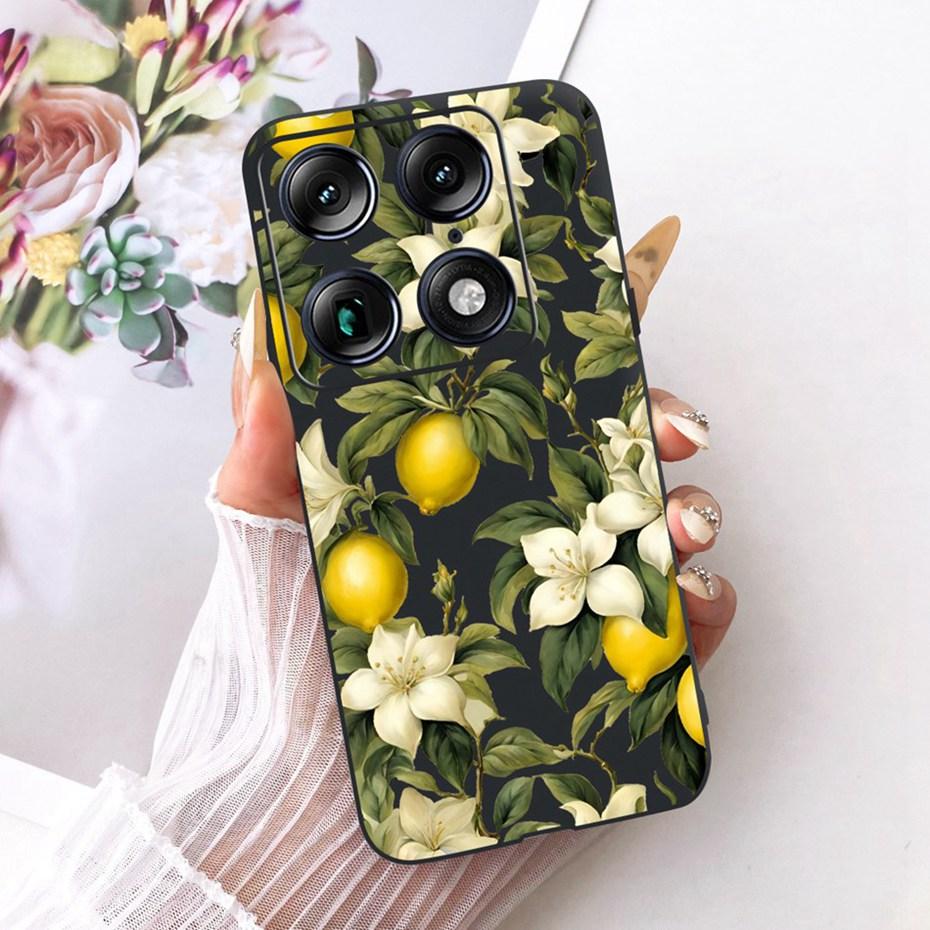 Fashion Letter Phone Case For Motorola Signature XT2603-2 Back Cover For Motorola Signature 5G Soft Black Silicone Cases