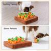 Plush Carrot Dog Interactive Toy For Stress Relief And Chewing Fun
