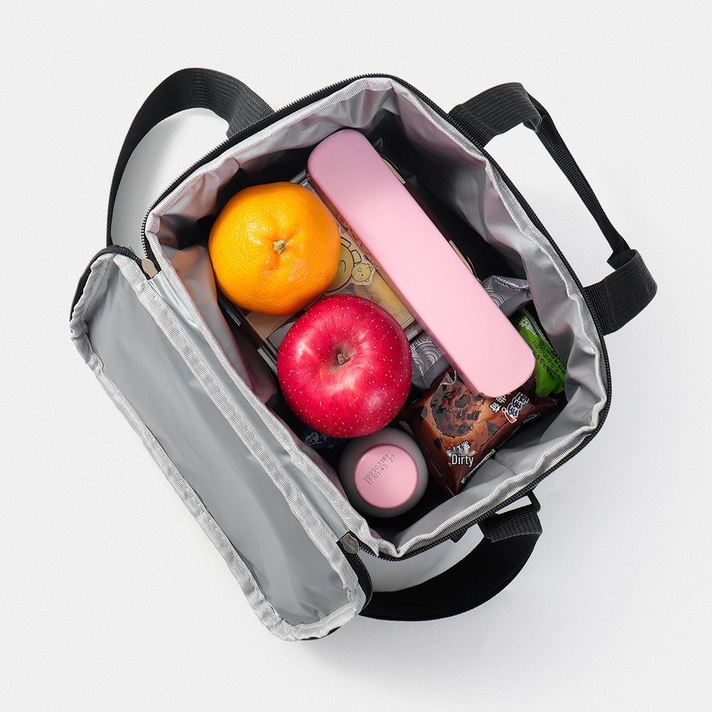 Large Capacity Insulated Oxford Cloth Lunch Bag for Outdoors