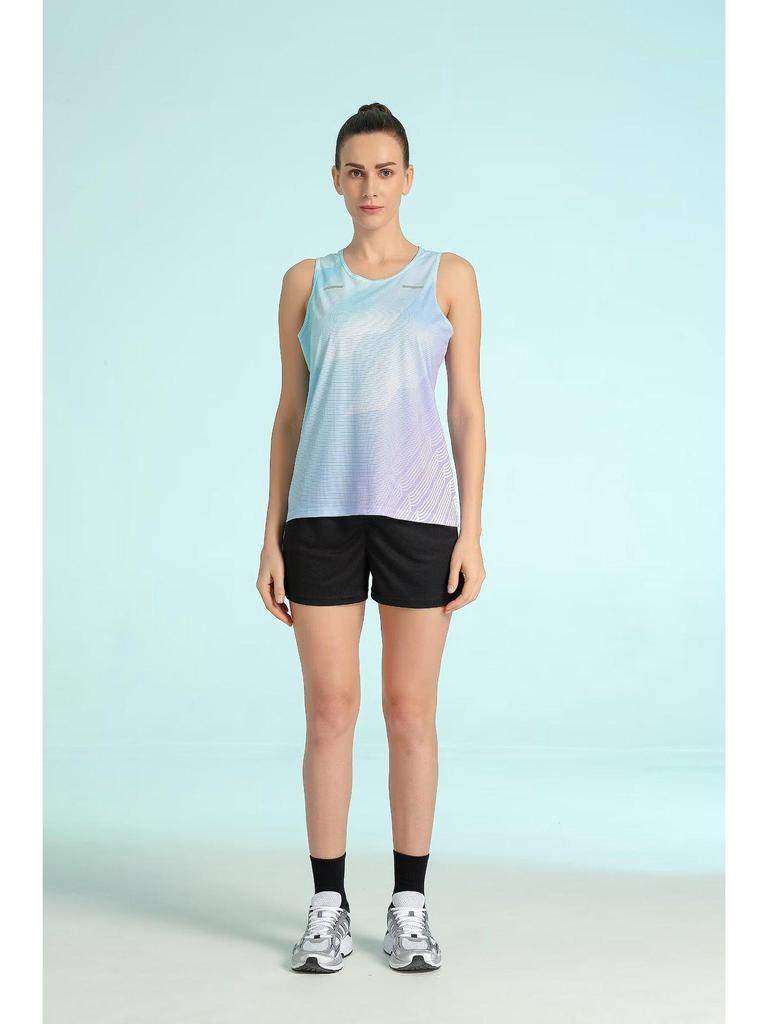 Unisex Track & Field Training Set: Vest & Suit for Marathon and Running Sportswear.