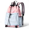Large-Capacity Badminton&Tennis Racket Bag Multi-functional Drawstring Sports Backpack with Shoe Compartment for Fitness&Leisure