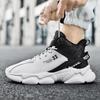 Autumn Men's Shoes 2025 New Youth High-top Basketball Sports Shoes Men's Casual Platform Dad Trendy Shoes