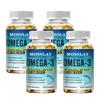 High-concentration Deep-sea Fish Oil Omega-3 Capsules, 1500 Mg Fish Oil Per Serving, Rich In EPA and DHA, Suitable for Adult Use.