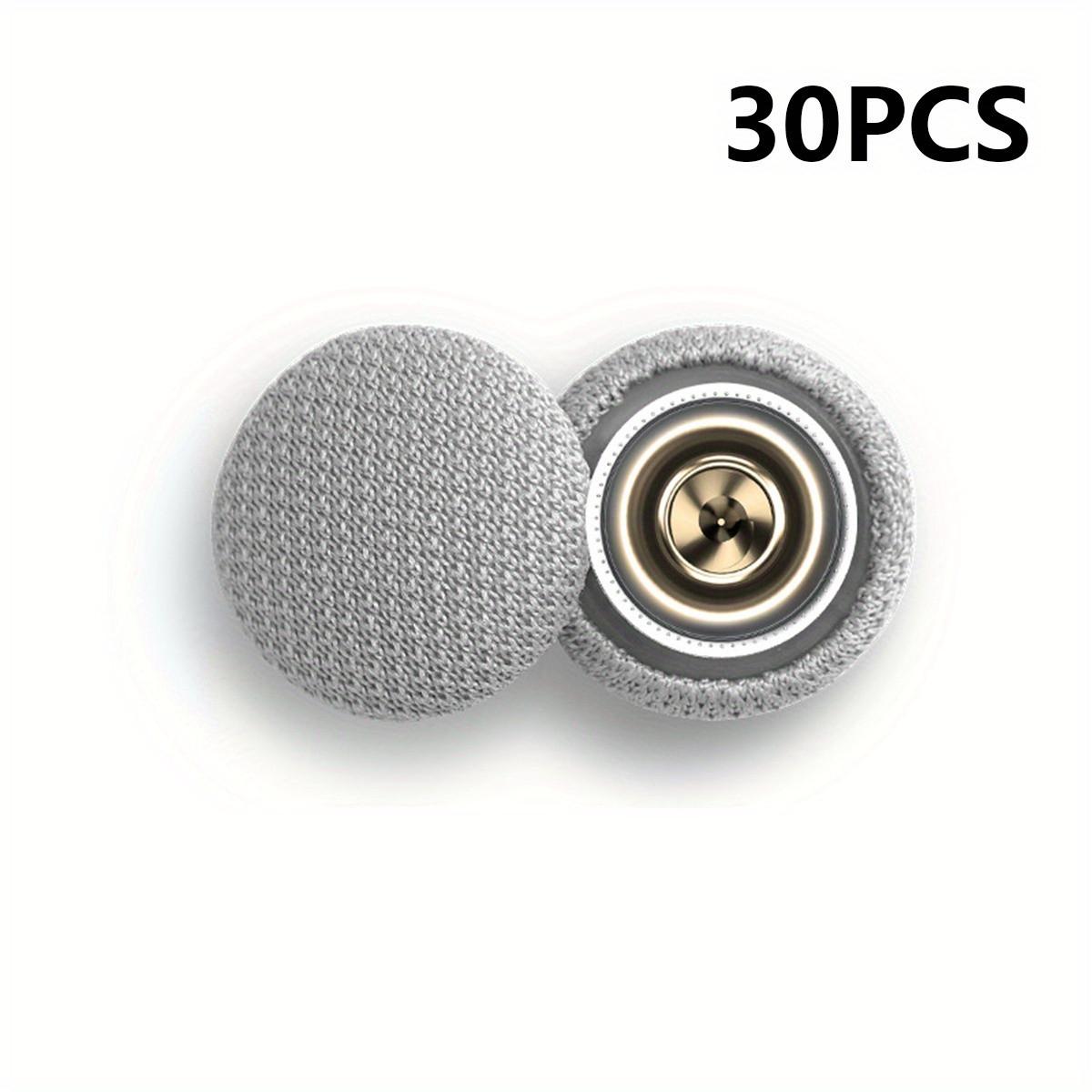 

30 шт. Універсальні Кнопки-застібки для ремонту оббивки стелі салону автомобіля 30pcs сірий колір