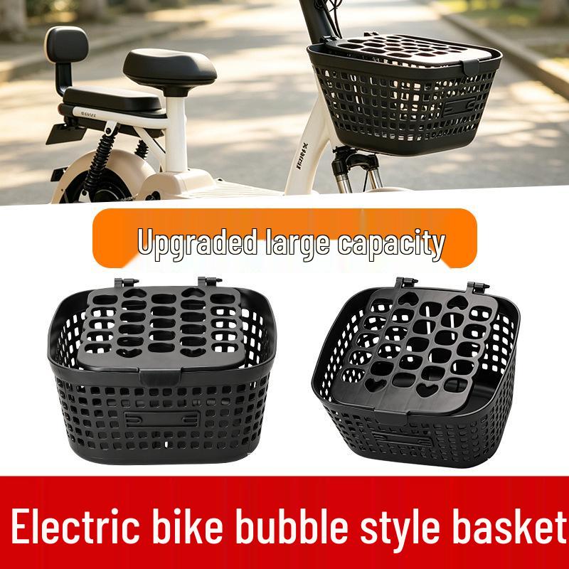 Elektrisches Fahrrad-Vorderkorb für Aima Bubble Modell - Langlebig, Atmungsaktiv, Verdicktes Antioxidation-Netzdesign.