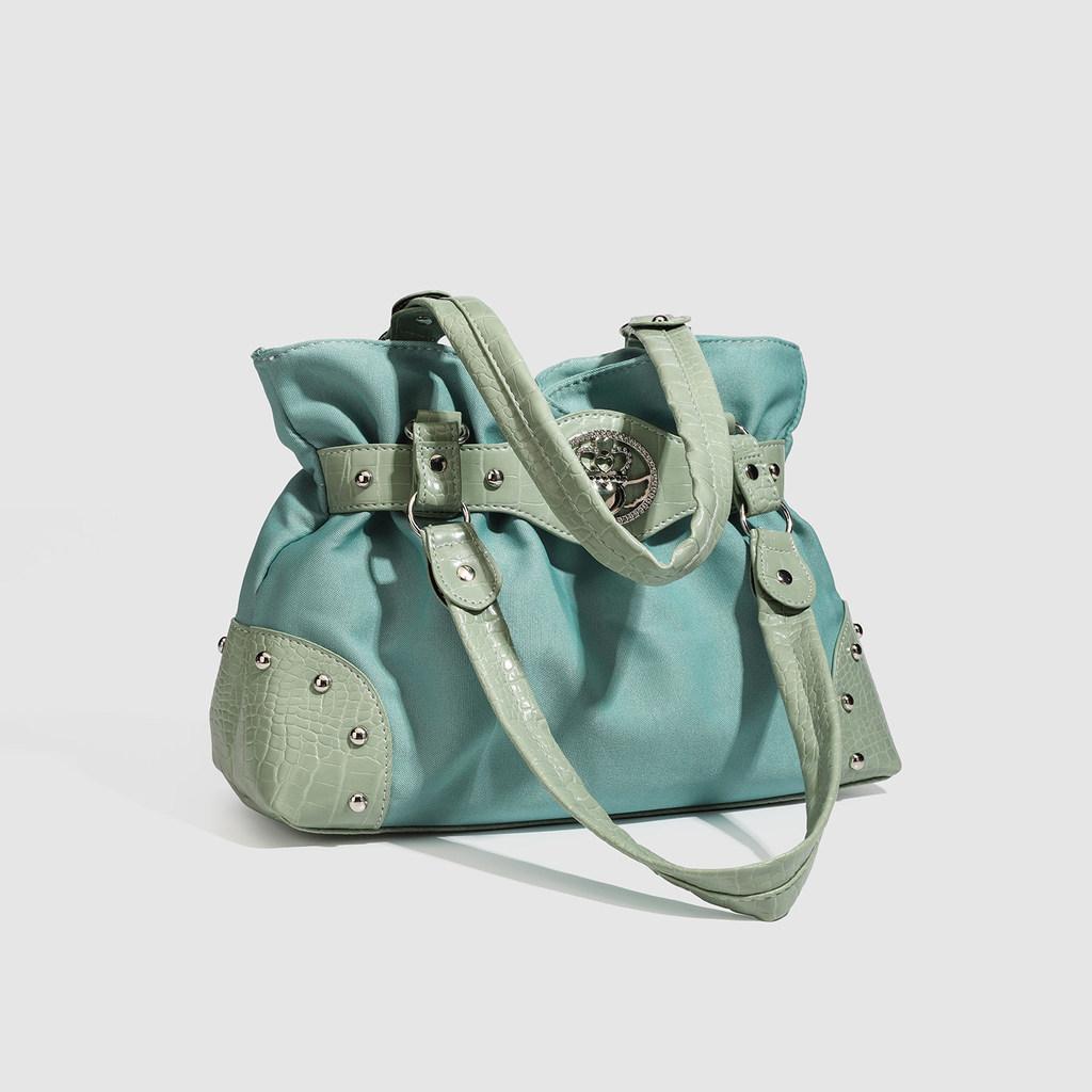 Borsa a Spalla Casual in Tessuto Poliestere con Chiusura Magnetica per Uso Quotidiano
