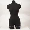 Trendy Thigh Garter Set - Black Leather Leg Bands with Adjustable Buckles & Metal Ring Detail