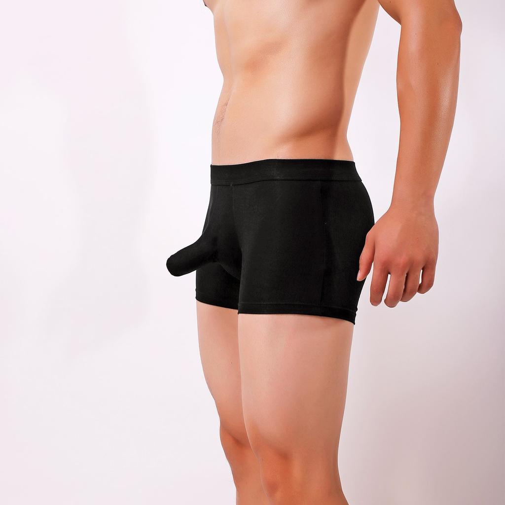 Men's Sexy Solid Color Underwear Elephant Nose Underwear