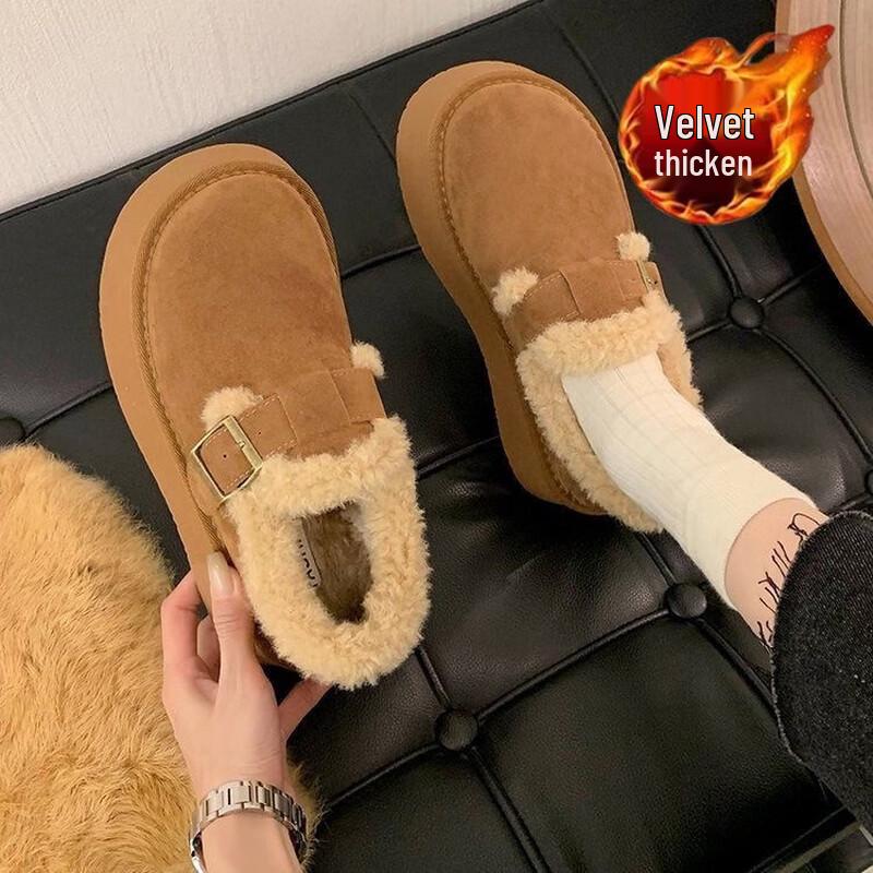 

Женские зимние плюшевые сноубутсы