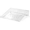 Acrylic Laptop Stand for Desk Transparents Ventilated Risers with Slotted Platform and Raised Viewing Angle for Home Office Workspaces