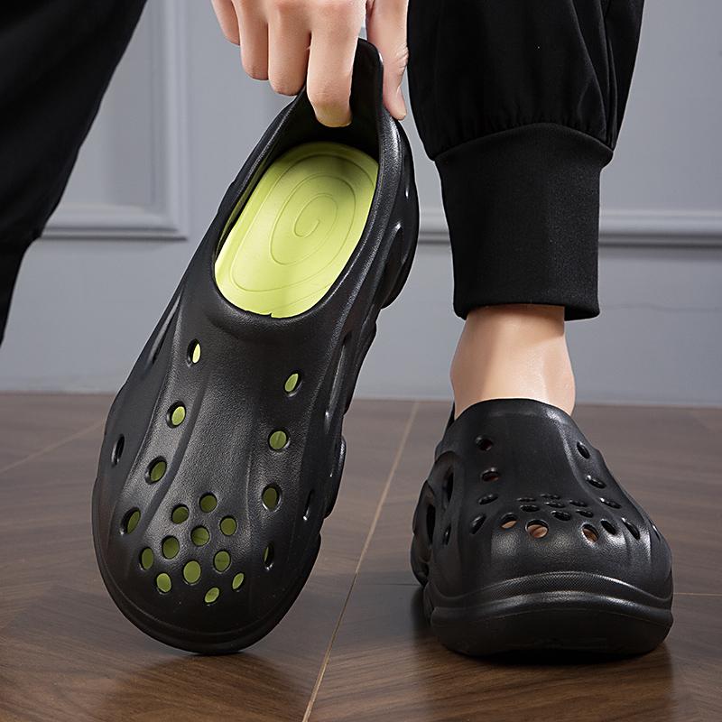 Size36~45 Summer Women Men Slippers Platform Outdoor Clogs Shoe Beach Sandals Male Soft EVA Indoor Home Slides Lovers Flip Flops