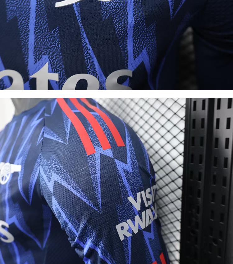 Camiseta de Manga Larga del Arsenal de Visitante 25/26: Edición Saka, Odegaard, Rice con Estampado de Número