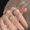 Ancient Flower Ring Female Iris Jasmine Index Finger Ring Open Butterfly Camellia Rose Ring