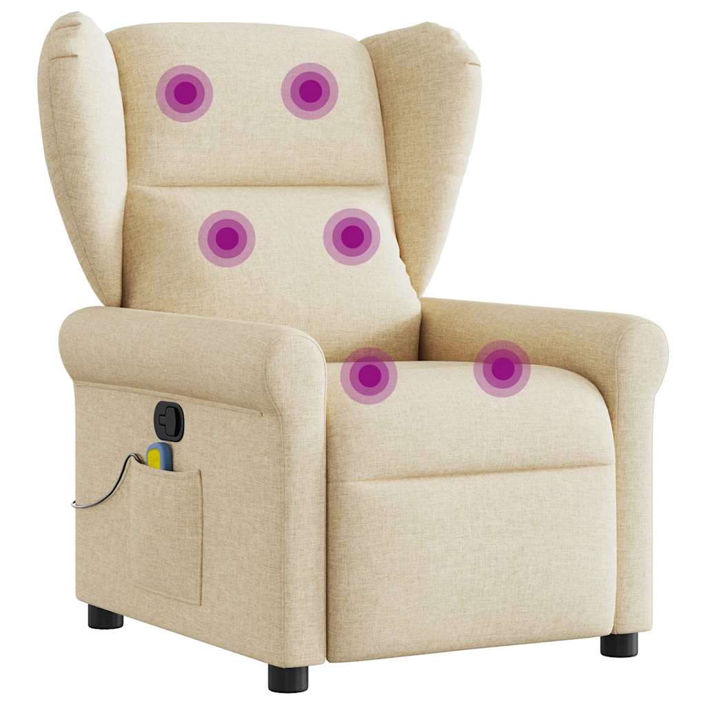 Massage Chair Cream Fabric