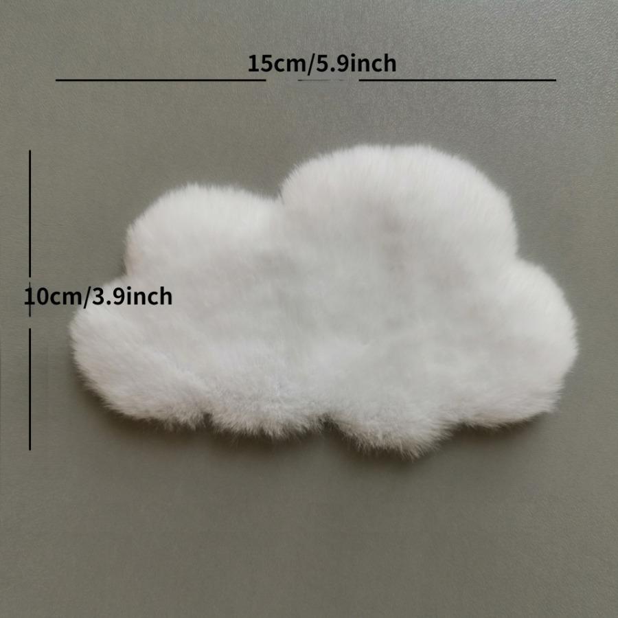 1PC 1:12 Doll House Accessories Bedroom Living Room Mini Plush Carpet Decoration Scene Shooting Props